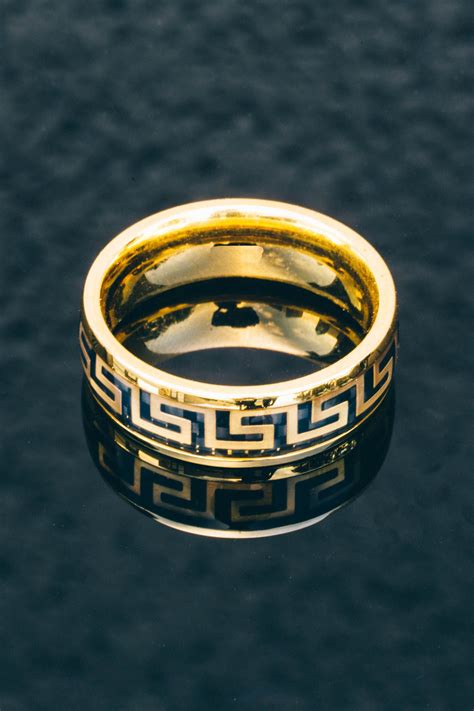 versace men's wedding rings